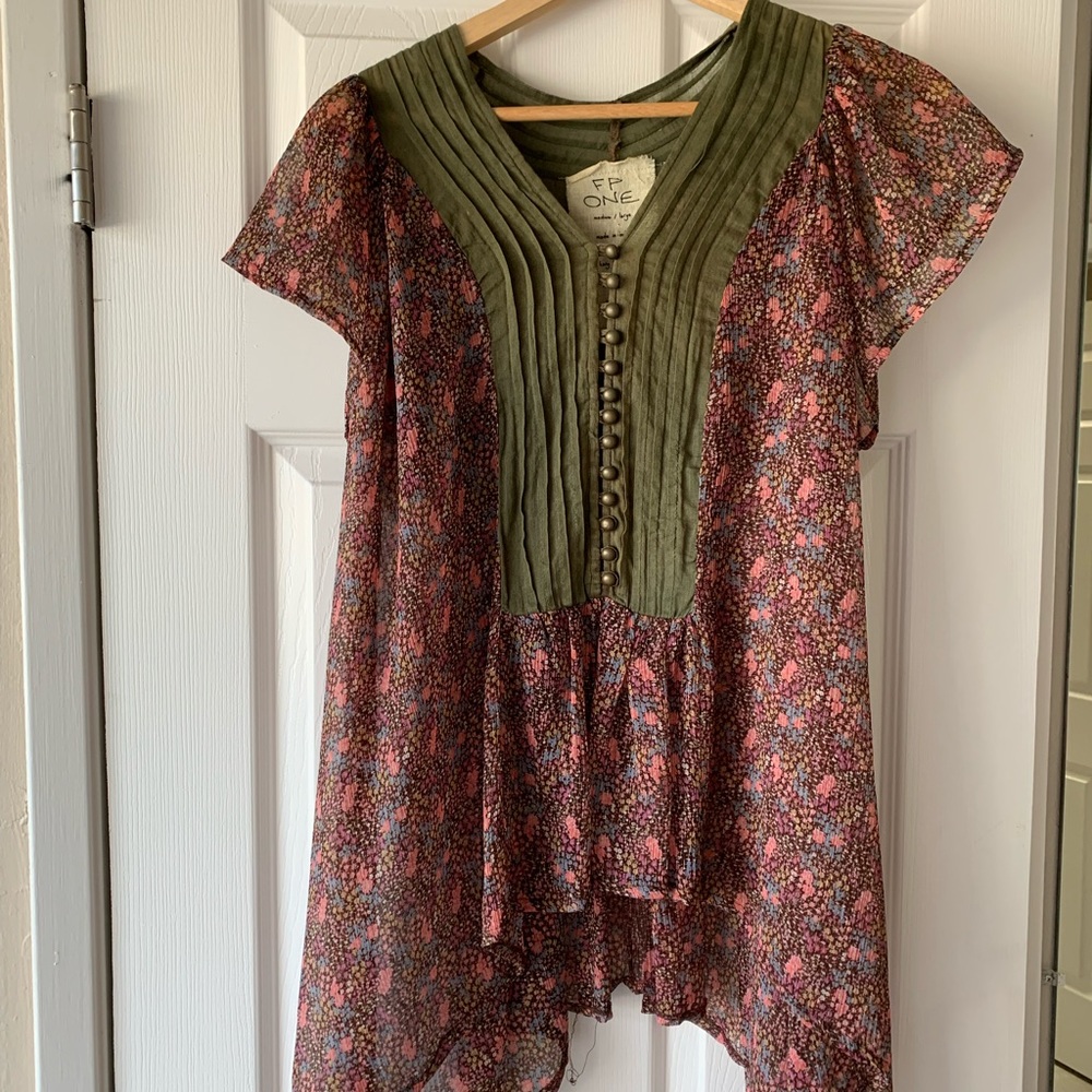 Free people floral top